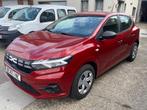 Dacia Sandero 1.0 benzine van 07/2024 met amper 3000km!!, Voorwielaandrijving, Testrit aan huis, Stof, Bedrijf