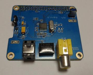 RASPBERRY pi DIGITAL soundcard HAT 40PIN beschikbaar voor biedingen
