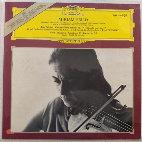 Concours Musical Reine Elisabeth, MIRIAM FRIED Violon 1971, CD & DVD, Vinyles | Classique, Comme neuf, Romantique, Autres types