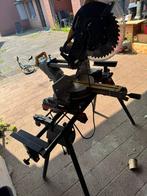 Powerplus afkortzaag 2200w met tafel, Ophalen, 70 mm of meer, Zo goed als nieuw, Afkortzaag
