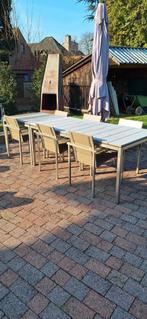 Tribu set tuintafel 6 stoelen, Tuin en Terras, Ophalen, Aluminium