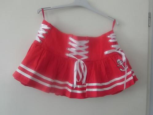 Hell Bunny Vixen Rouge, Kleding | Dames, Rokken, Nieuw, Maat 38/40 (M), Rood, Boven de knie, Verzenden