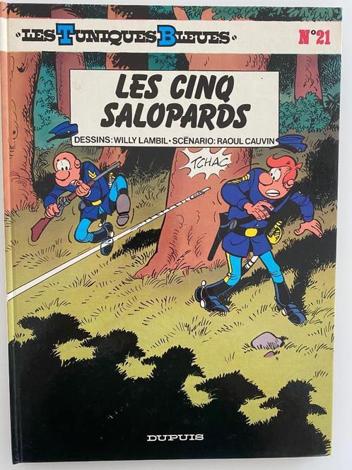 Les Tuniques Bleues 21 Les Cinq Salopards 1st druk 1984, Boeken, Stripverhalen, Gelezen, Eén stripboek, Ophalen of Verzenden