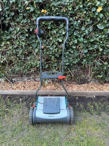 Gardena Grasmaaier - Electrisch, Tuin en Terras, Grasmaaiers, Ophalen, Gebruikt, Elektrische grasmaaier, Opvangbak