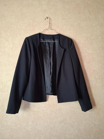 Elegante Donkerblauwe Open Blazer - Tijdloze Stijl beschikbaar voor biedingen
