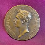 Bronzen medaille Koning Albert I., Ophalen of Verzenden, Brons