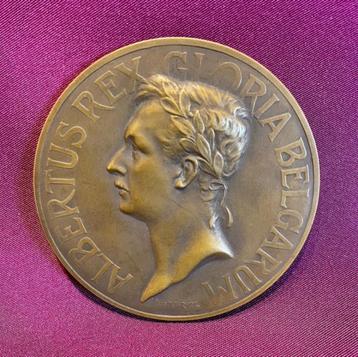 Bronzen medaille Koning Albert I. beschikbaar voor biedingen