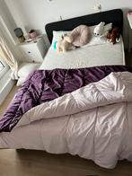 140x200 : Bed, matras, lattenbodem, donsdeken, Huis en Inrichting, Slaapkamer | Bedden, Ophalen, Gebruikt, 200 cm, 140 cm