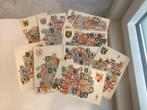 9 postkaarten. De negen provincies in Belgie., Ophalen of Verzenden