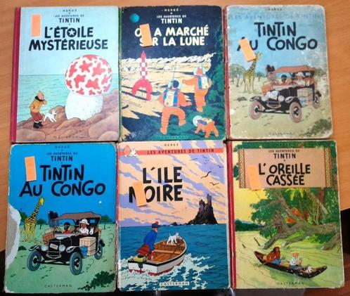 Lot 40 BD HERGE : 38x Tintin - 2x Jo, Zette&Joko 1952/1975, Livres, BD, Utilisé, Plusieurs BD, Enlèvement