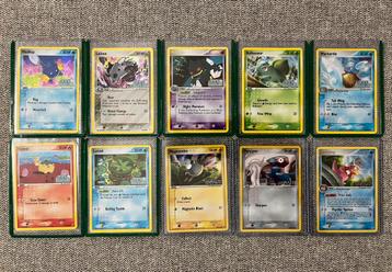 Pokémon stamped reverse holo’s EX era beschikbaar voor biedingen