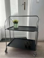 Vintage serveerwagentje TE KOOP, Ophalen, Overige materialen, 50 tot 100 cm, Vintage