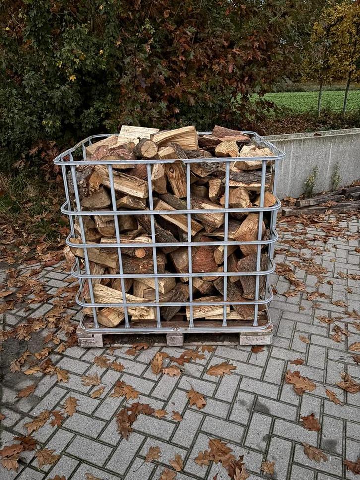 Droog haardhout / kachelhout eiken gemengd met naaldhout, Tuin en Terras, Brandhout, Blokken, Overige houtsoorten, Minder dan 3 m³