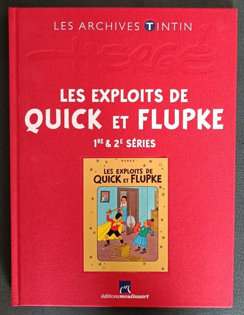 Les Exploits de Quick et Flupke 1 et 3 Hergé Archives Tintin, Boeken, Stripverhalen, Gelezen, Eén stripboek, Ophalen of Verzenden