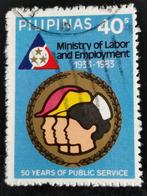 Philippines 1983 - Département du travail et de l'emploi, Enlèvement ou Envoi, Affranchi, Asie du Sud Est