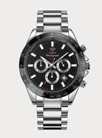 Uurwerk herenhorloge Zenith zwart (nieuw), Handtassen en Accessoires, Horloges | Heren, Overige merken, Staal, Staal, Polshorloge