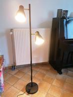 Lampadaire noir sur pied 2 têtes, Maison & Meubles, Lampes | Lampadaires, Comme neuf, Moderne, Enlèvement, 100 à 150 cm