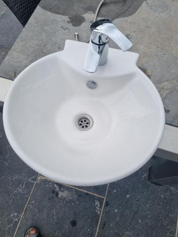Opzet waskom voor badkamer incl GROHE kraan, Enlèvement, Comme neuf, Lavabo ou Évier