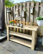Sidetables en oppottafels van steigerhout, Tuin en Terras, Ophalen of Verzenden, Nieuw