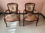 2 antieke louis XV stoelen, Antiek en Kunst, Ophalen