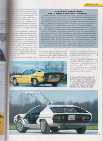 Lamborghini Marzal & Espada klassieke auto's beschikbaar voor biedingen