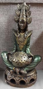 statue de la déesse indienne Sarasvati, Enlèvement, Comme neuf, Religion