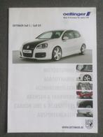 Volkswagen VW Golf 5 Oettinger Brochure, Ophalen of Verzenden, Volkswagen