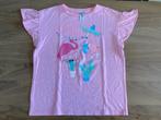 Roze t-shirt flamingo's - C&A - maat 146, Kinderen en Baby's, Kinderkleding | Maat 146, C&A, Meisje, Gebruikt, Ophalen of Verzenden