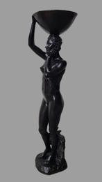 GRAND BRONZE AFRICANISTE - SIGNÉ - 1930 - FEMME NUE, Antiquités & Art, Art | Sculptures & Bois, Envoi