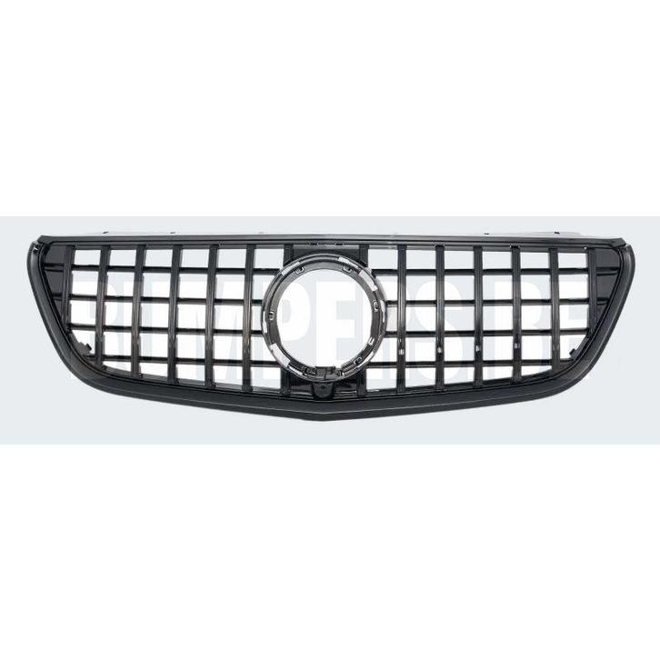 Grill Glans Zwarte GT Panamericana Radiatorgrille Mercedes V, Auto-onderdelen, Overige Auto-onderdelen, Gebruikt, 6 maanden garantie