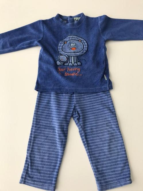Blauwe pyjama met leeuwen maat 86 van Prémaman, in perfecte, Kinderen en Baby's, Babykleding | Maat 86, Zo goed als nieuw, Jongetje