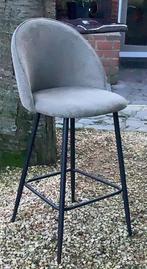 Barstoel 4 stuks - olijfgroen, Maison & Meubles, Tabourets de bar, 4 tabourets, Comme neuf, Synthétique, Enlèvement