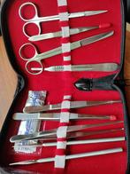 Dissectie set met 9 instrumenten, Hobby en Vrije tijd, Cursusmateriaal, Ophalen, Zo goed als nieuw