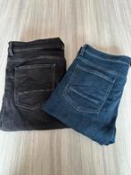 2 jeansbroeken maat 38/32 slim jog denim, Comme neuf, C&A, Noir, Enlèvement ou Envoi