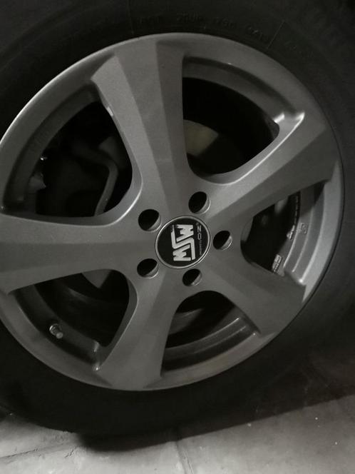 Winterband op Alu velgen MSW  Gry Silver, Auto-onderdelen, Banden en Velgen, Banden en Velgen, Winterbanden, 17 inch, 225 mm, Personenwagen