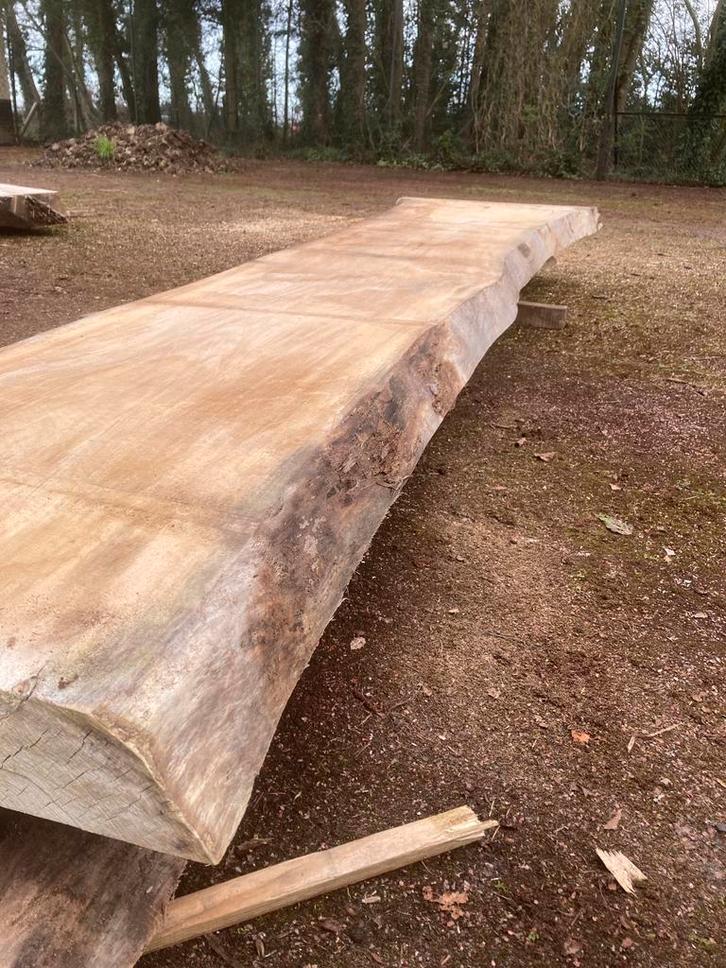 PLANKEN EN BALKEN, EIK - POPULIER - EDELSPAR, Doe-het-zelf en Bouw, Hout en Planken, Zo goed als nieuw, Ophalen