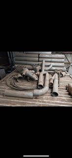 Lot de tuyaux galva pour aspiration (menuiserie), 80 mm ou plus, 2 à 4 mètres, Enlèvement, Utilisé