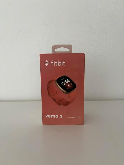 Fitbit versa 3, Handtassen en Accessoires, Smartwatches, Zo goed als nieuw, Roze, Ophalen