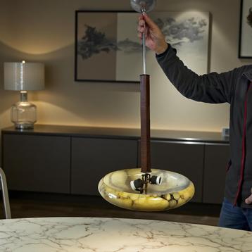 vintage art deco luster / hanglamp  beschikbaar voor biedingen