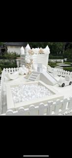 Luxe Witte Softplay Set – Verhuur voor Babyfeestjes, Ophalen of Verzenden, Nieuw