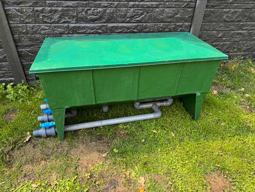 Polyester 4 kamer vijverfilter incl. deksel vol japanse mat!, Tuin en Terras, Vijver-toebehoren, Gebruikt, Vijverfilter, Ophalen of Verzenden