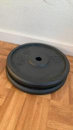 2x 10 kg gietijzeren schijven NIEUW, Sport en Fitness, Ophalen, Nieuw, Halterschijven