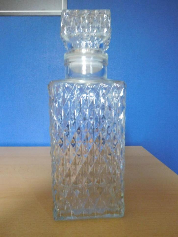Karaf met whisky/likeur, Antiek en Kunst, Antiek | Glaswerk en Kristal, Ophalen of Verzenden