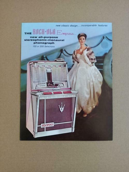 Folder: Rock-Ola Empres 1496/1497 (1962) jukebox, Collections, Machines | Jukebox, Enlèvement