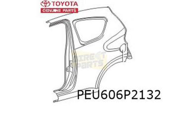 Toyota Aygo (-7/14) Achterscherm Rechts (3-drs) Origineel! 6 beschikbaar voor biedingen