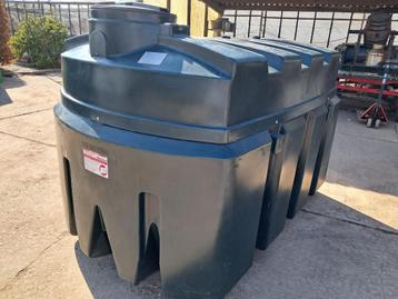 Mazouttank 2500 liter 3 stuks dubbelwandig beschikbaar voor biedingen