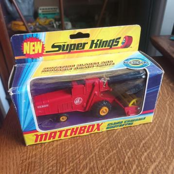 matchbox SUPERKINGS K9+ZELDZAME DOOS CLAAS COMBINE HARVESTER beschikbaar voor biedingen