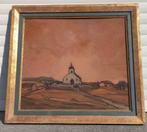 Technique mixte sur panneau signe jos dufour, Antiek en Kunst, Ophalen of Verzenden