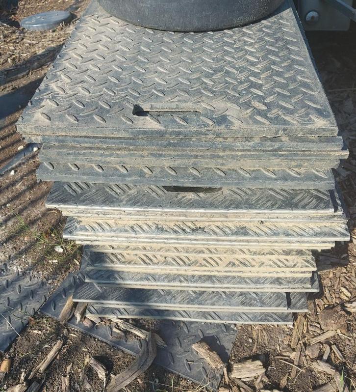 TE HUUR: rijplaten, Doe-het-zelf en Bouw, Platen en Panelen, Ophalen