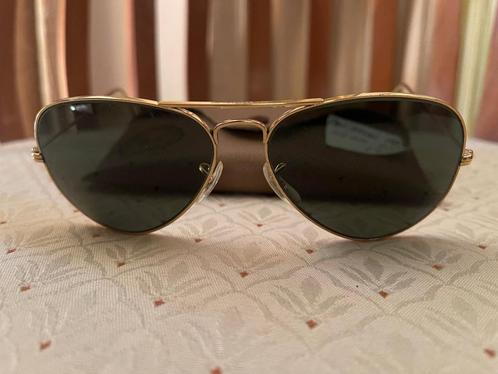 Vintage B&L Ray-Ban Aviator 58 zonnebril G15 groene lens A12, Handtassen en Accessoires, Zonnebrillen en Brillen | Heren, Gebruikt